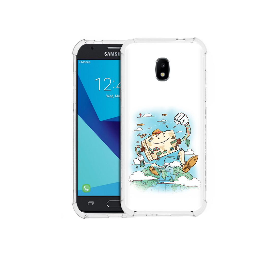 

Чехол MyPads Tocco для Samsung Galaxy J3 (2017) Счастливый чемодан (PT74067.575.166), Прозрачный, Tocco