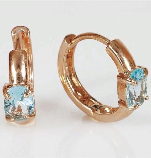 

Серьги конго из бижутерного сплава Lotus Jewelry 69E-52Blcz, фианит, 69E-52Blcz