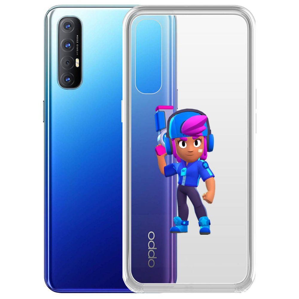 

Чехол-накладка Brawl Stars-Звёздная Шелли для Oppo Reno3 Pro