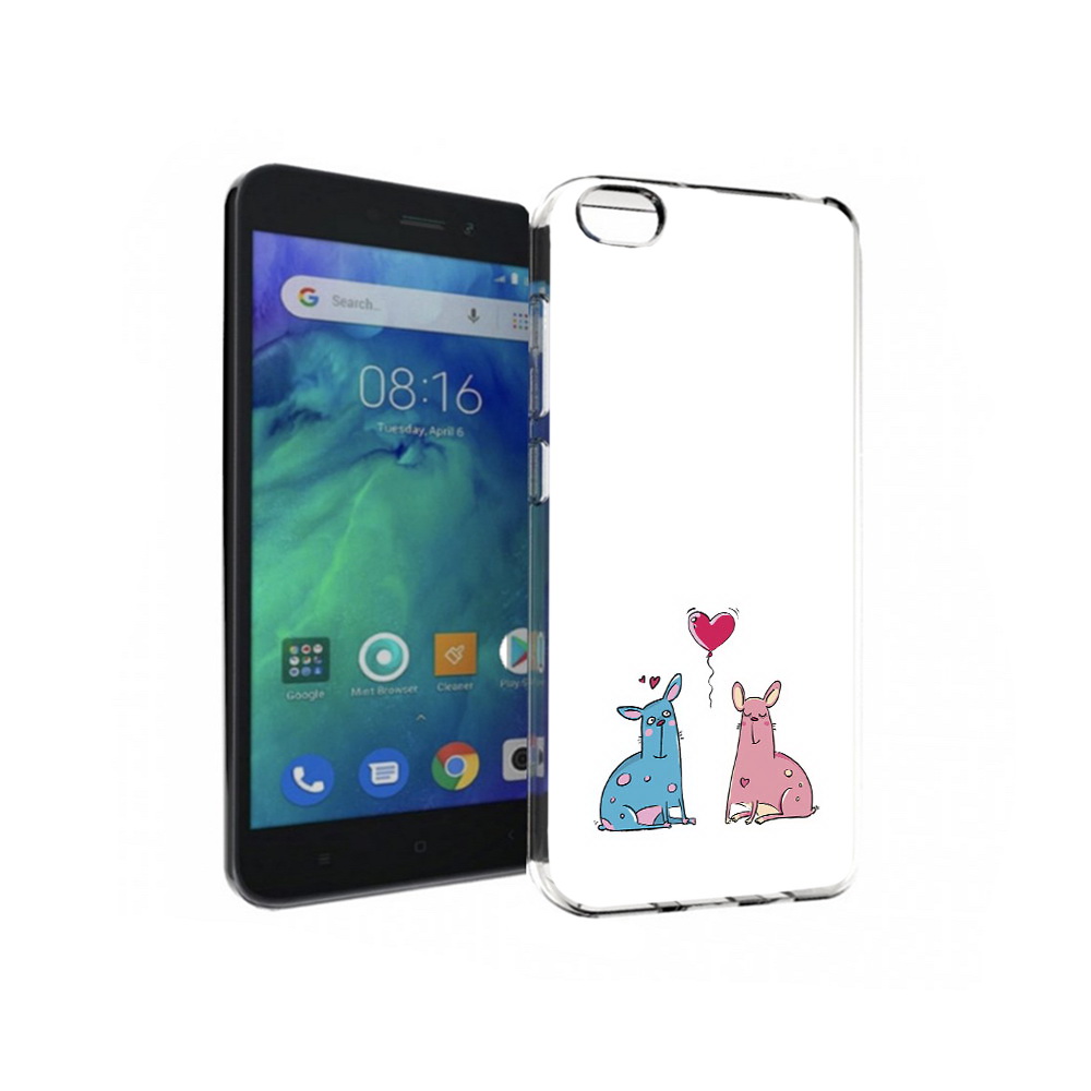 

Чехол MyPads Tocco для Xiaomi Redmi Go Лама любовь, Прозрачный, Tocco