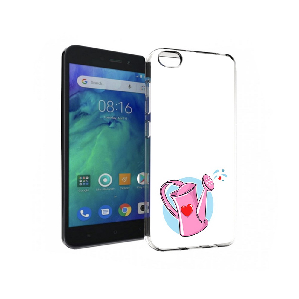 

Чехол MyPads Tocco для Xiaomi Redmi Go Лейка любви 14 февраля, Прозрачный, Tocco