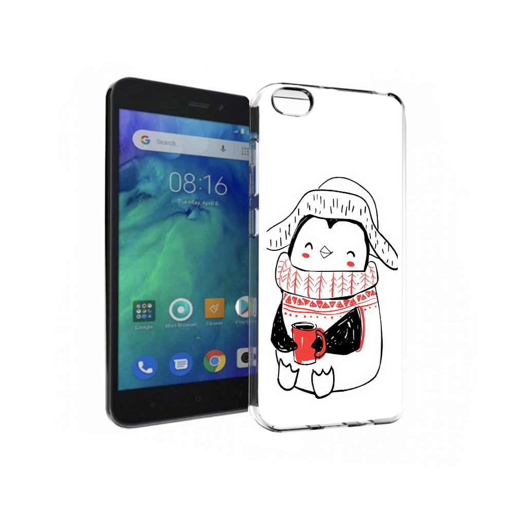 Чехол MyPads Tocco для Xiaomi Redmi Go Милый пингвин