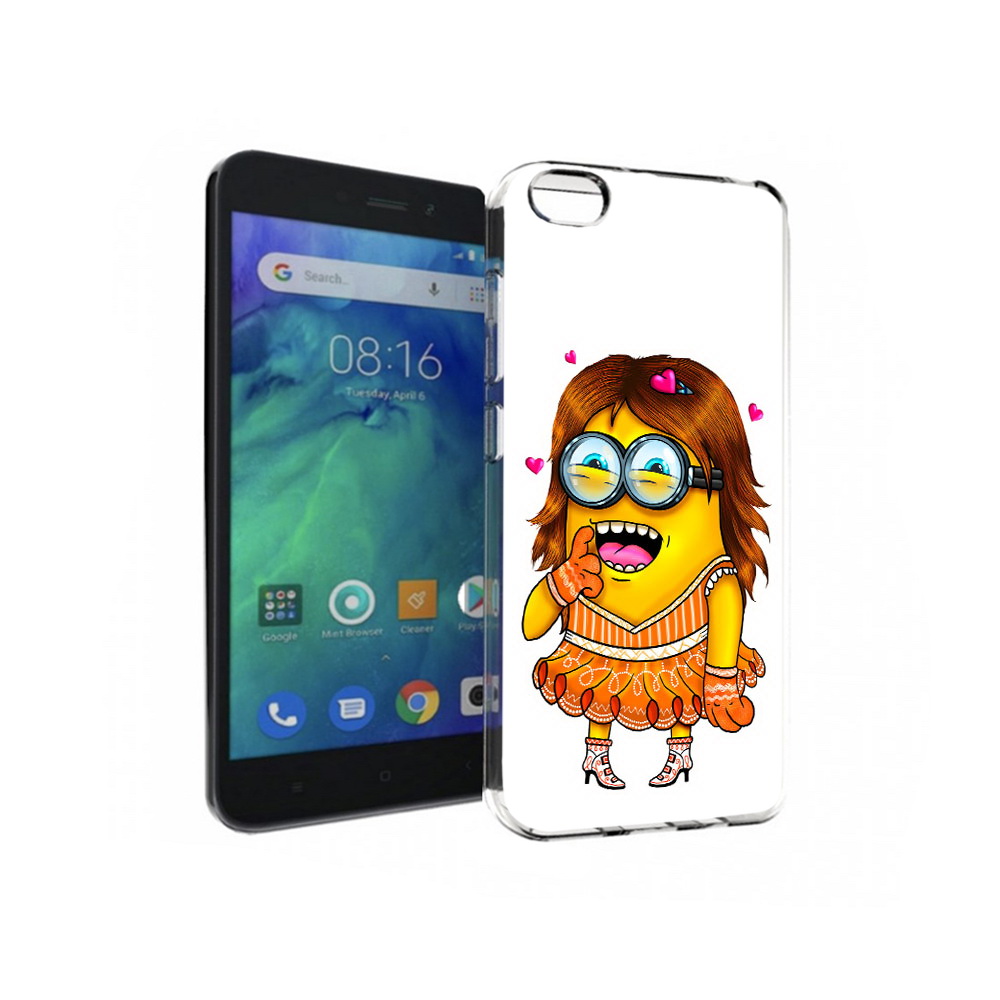 

Чехол MyPads Tocco для Xiaomi Redmi Go Миньон девочка, Прозрачный, Tocco