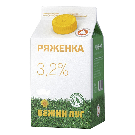 

Ряженка Бежин луг 3,2% 450 мл