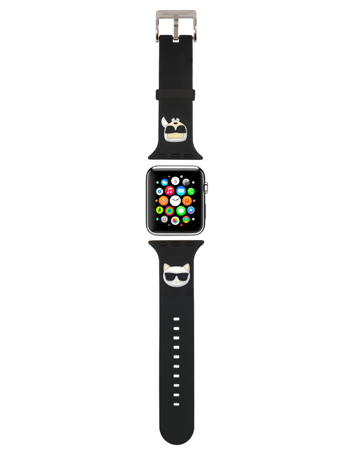 Ремешок Karl Lagerfeld для Apple watch 45/44/42 mm, black