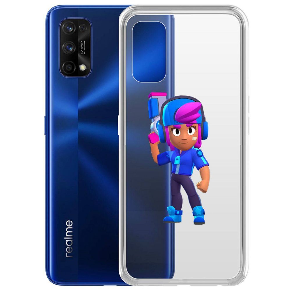 

Чехол-накладка Brawl Stars-Звёздная Шелли для Realme 7 Pro