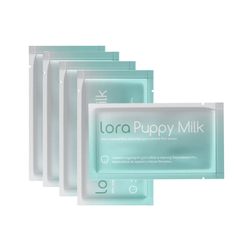 Сухая молочная смесь для щенков Lora Puppy Milk, в паучах, 5 шт по 30 г