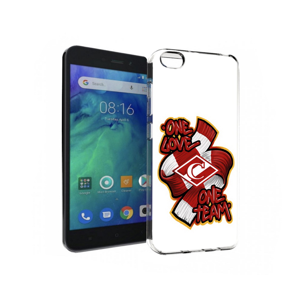 

Чехол MyPads Tocco для Xiaomi Redmi Go Одна любовь-Спартак, Прозрачный, Tocco
