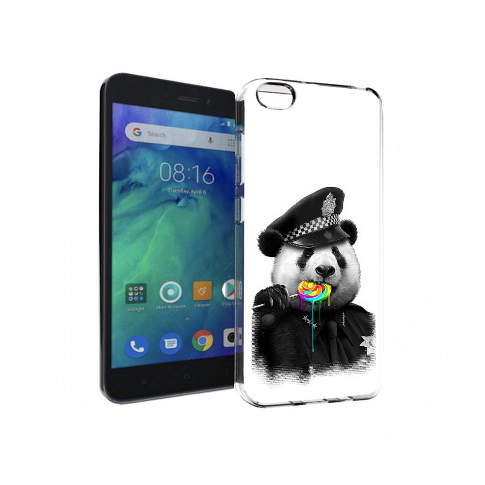 

Чехол MyPads Tocco для Xiaomi Redmi Go Панда полиция, Прозрачный, Tocco