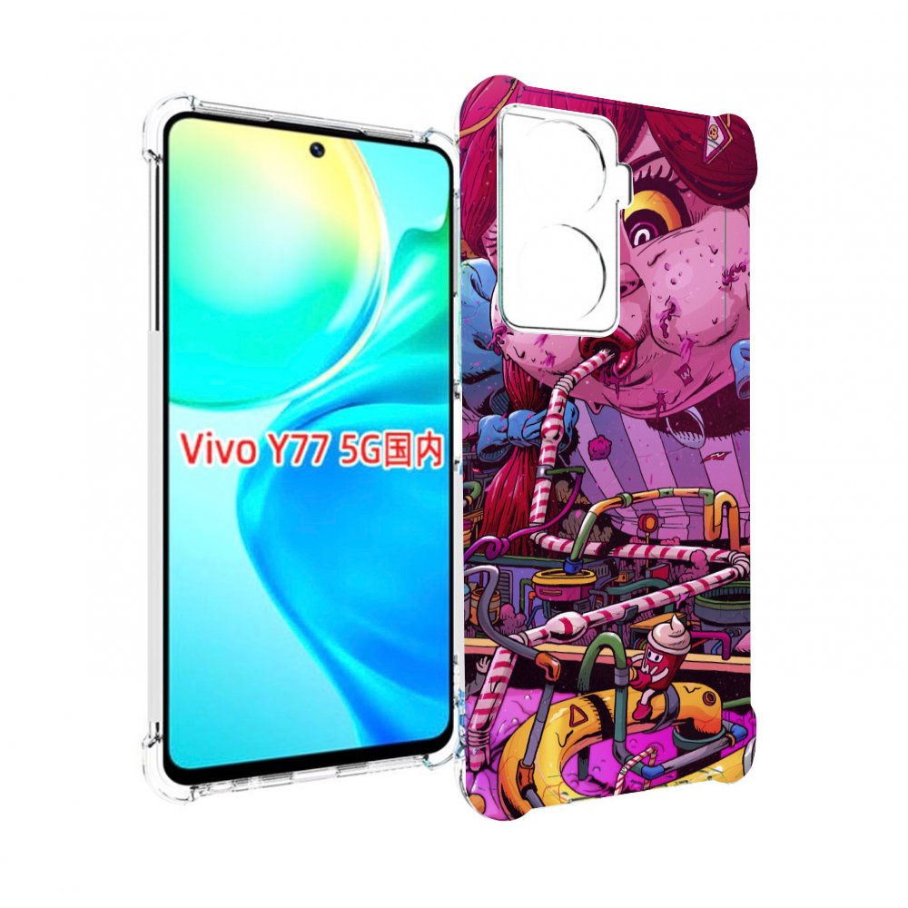 

Чехол MyPads прикольная сладкая картинка для Vivo Y77 5G, Прозрачный, Tocco