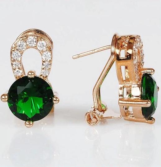 

Серьги из бижутерного сплава Lotus Jewelry 3019E-19Gcz, фианит, 3019E-19Gcz
