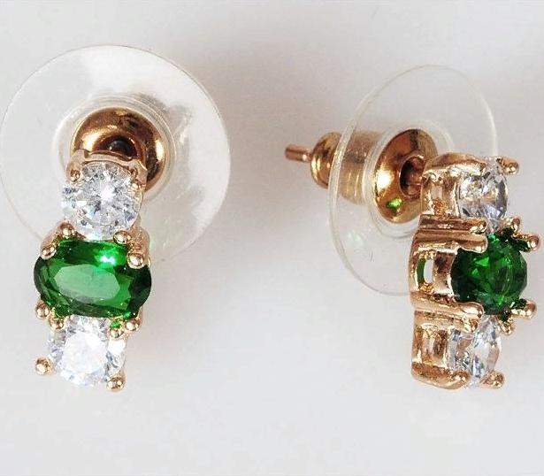 

Серьги из ювелирного сплава Lotus Jewelry 3019E-23Gcz, фианит, 3019E-23Gcz