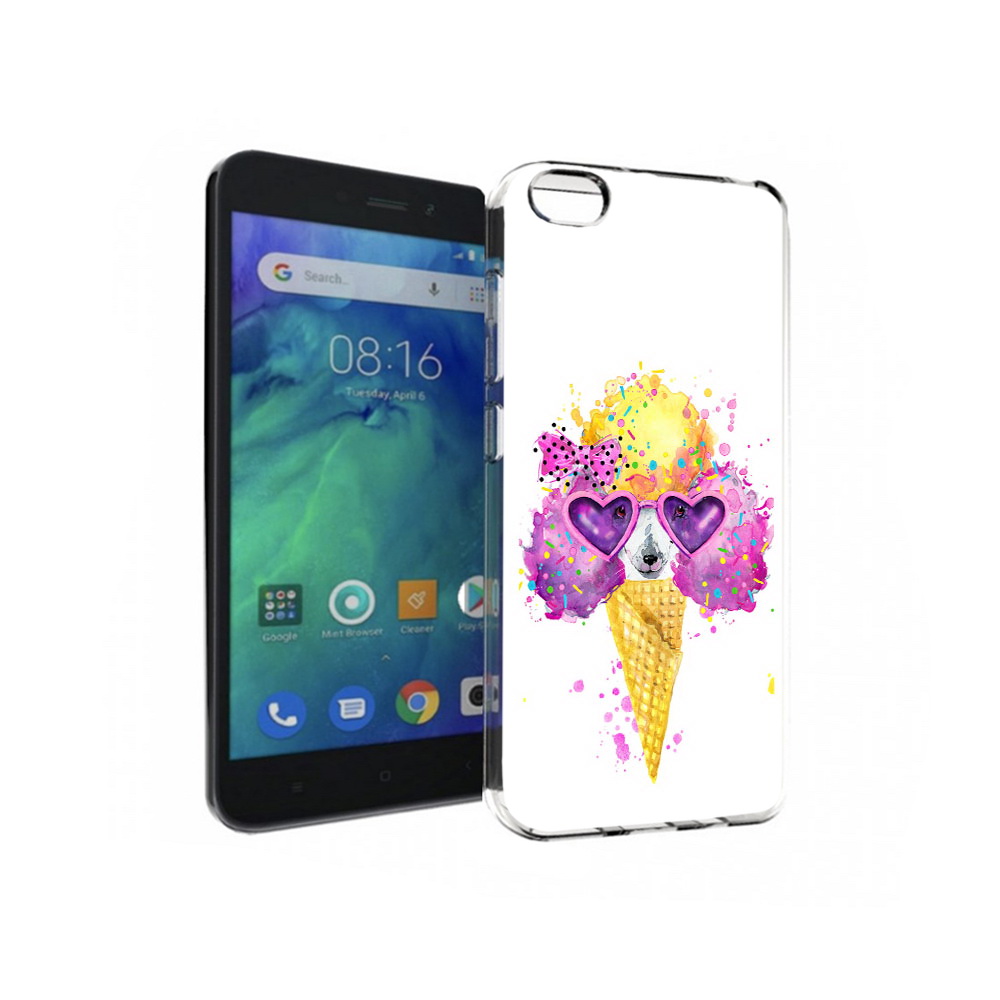 

Чехол MyPads Tocco для Xiaomi Redmi Go Рожок, Прозрачный, Tocco