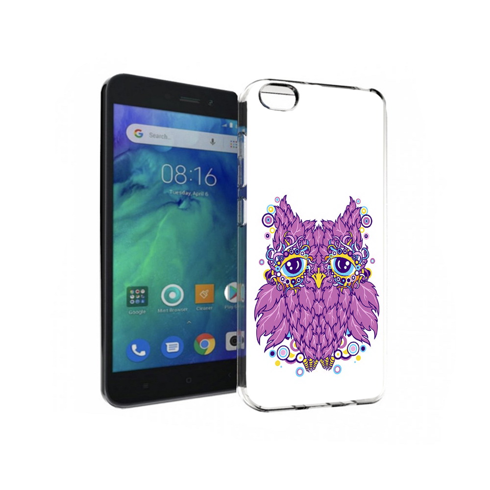 

Чехол MyPads Tocco для Xiaomi Redmi Go Розовая сова, Прозрачный, Tocco