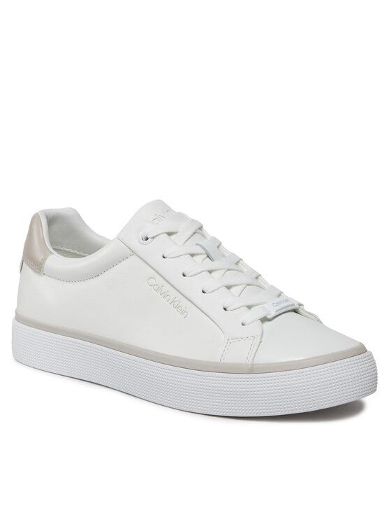 

Кеды женские Calvin Klein Vulc - Diamond Foxing HW0HW01865 белые 38 EU, Белый, Vulc - Diamond Foxing HW0HW01865