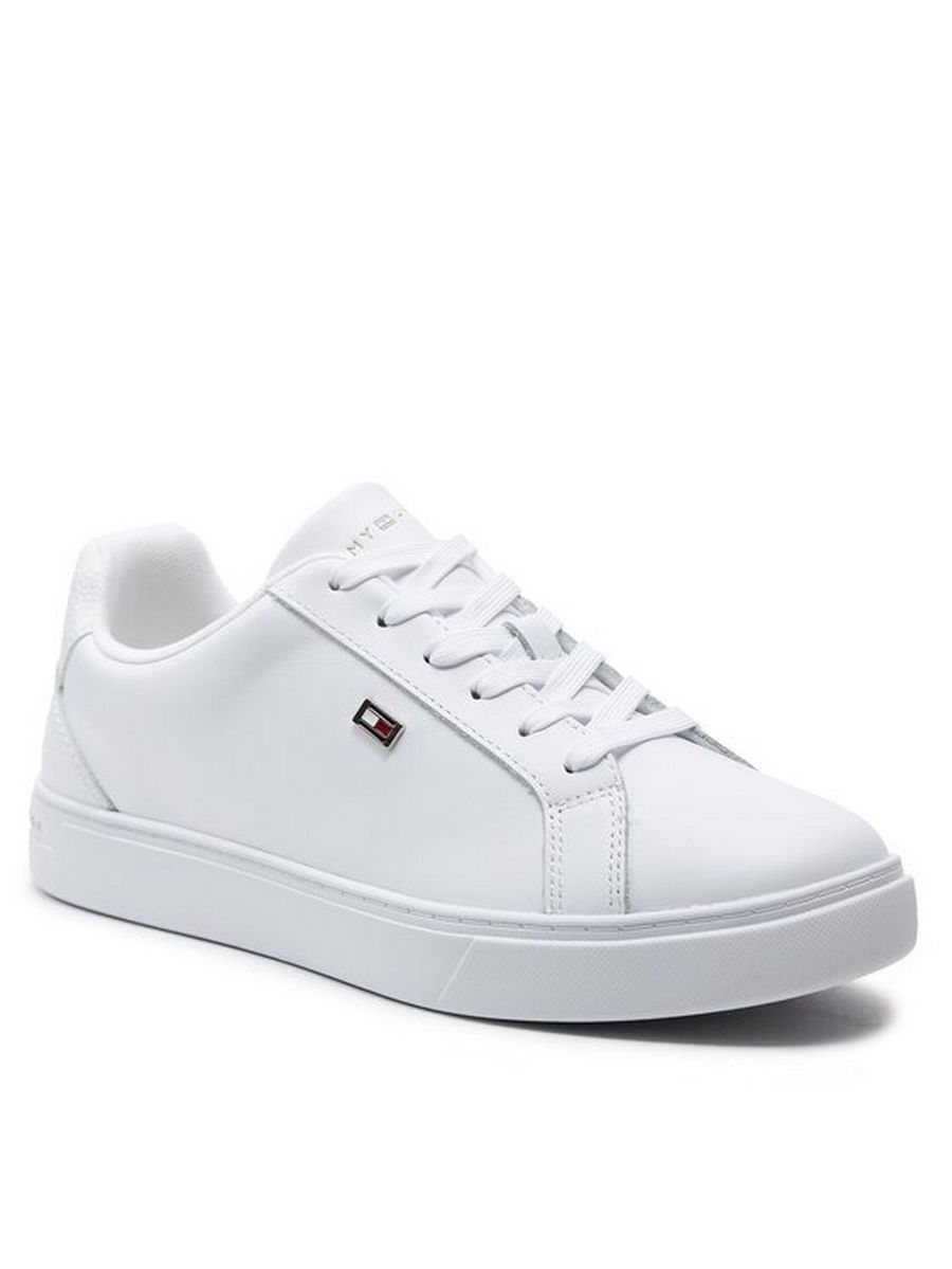 

Кеды женские Tommy Hilfiger Flag Court FW0FW08072 белые 38 EU, Flag Court FW0FW08072