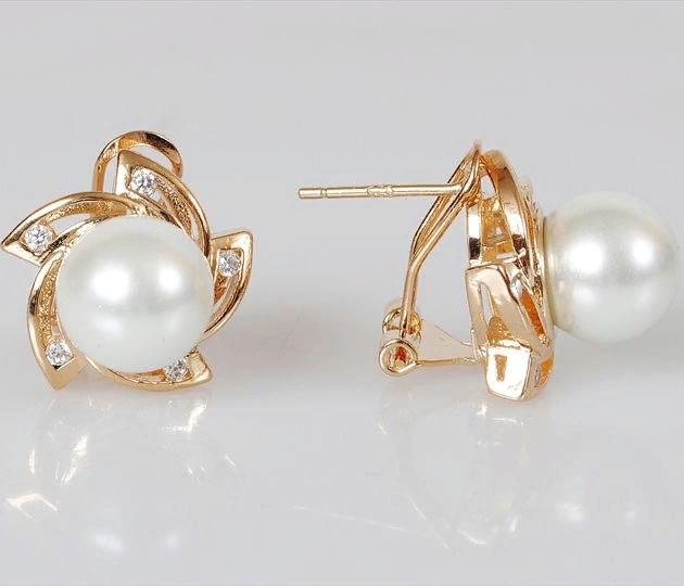 

Серьги из ювелирного сплава Lotus Jewelry 3032E-09fwp, жемчуг искусственный/циркон, 3032E-09fwp