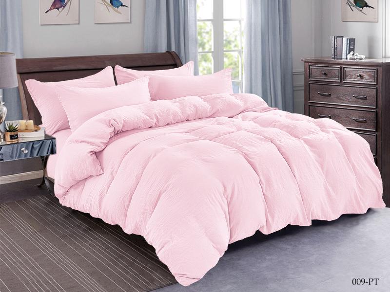 

Комплект постельного белья Cleo Pastel Symphony, микросатин, двуспальный, розовый, Pastel Symphony