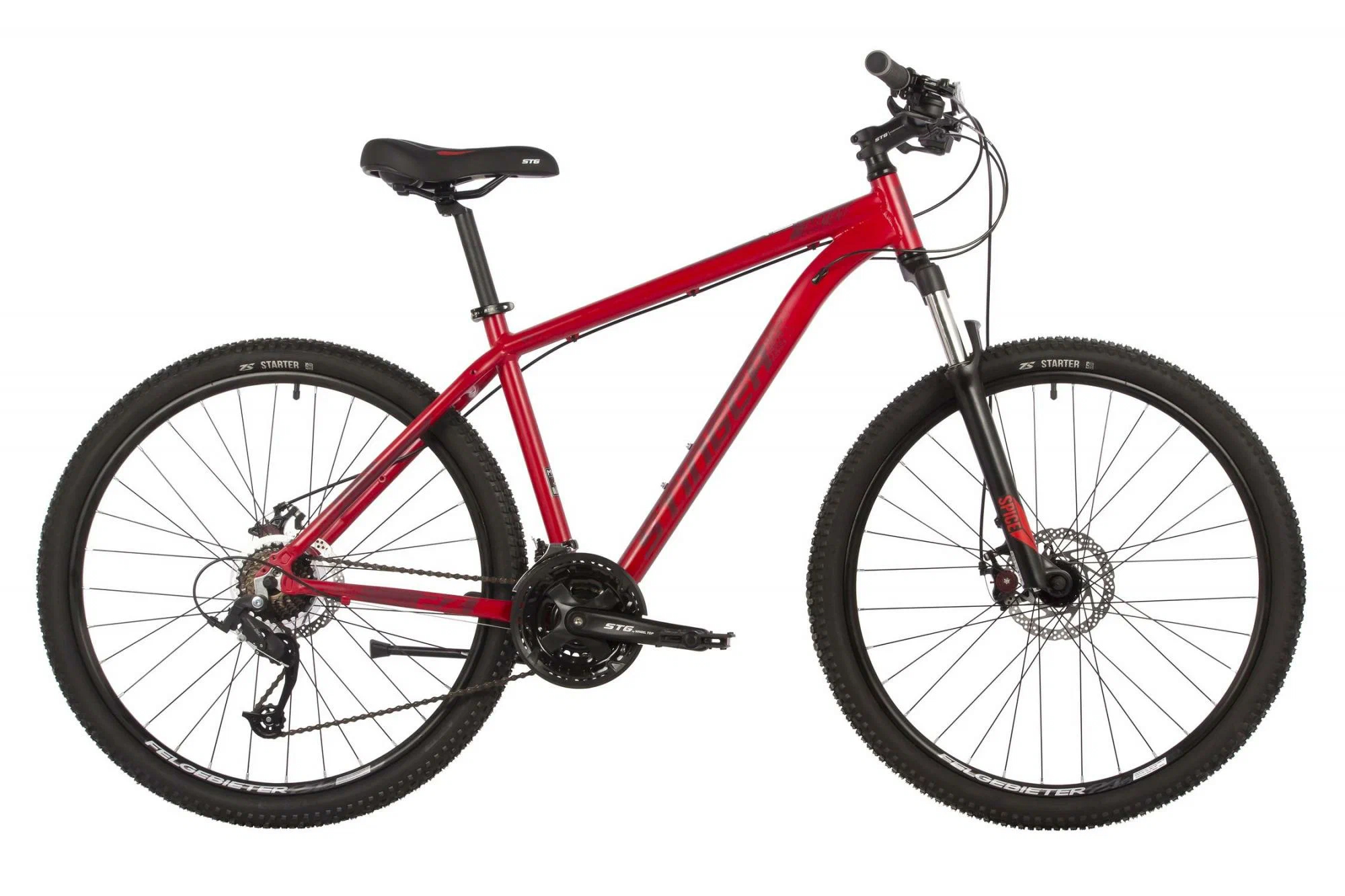 фото Велосипед stinger 27.5" element evo se красный, алюминий, размер 16"