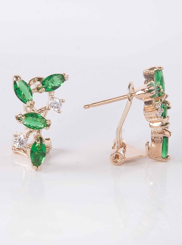 

Серьги из бижутерного сплава Lotus Jewelry 3040E-09Gcz, фианит, 3040E-09Gcz