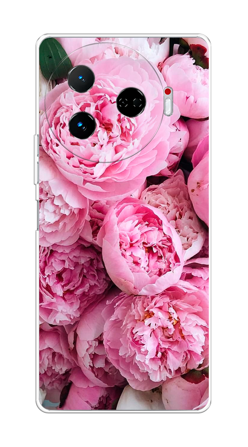 

Чехол на Tecno Camon 30 Pro 5G "Розовые пионы", Бежевый;розовый, 305150-1