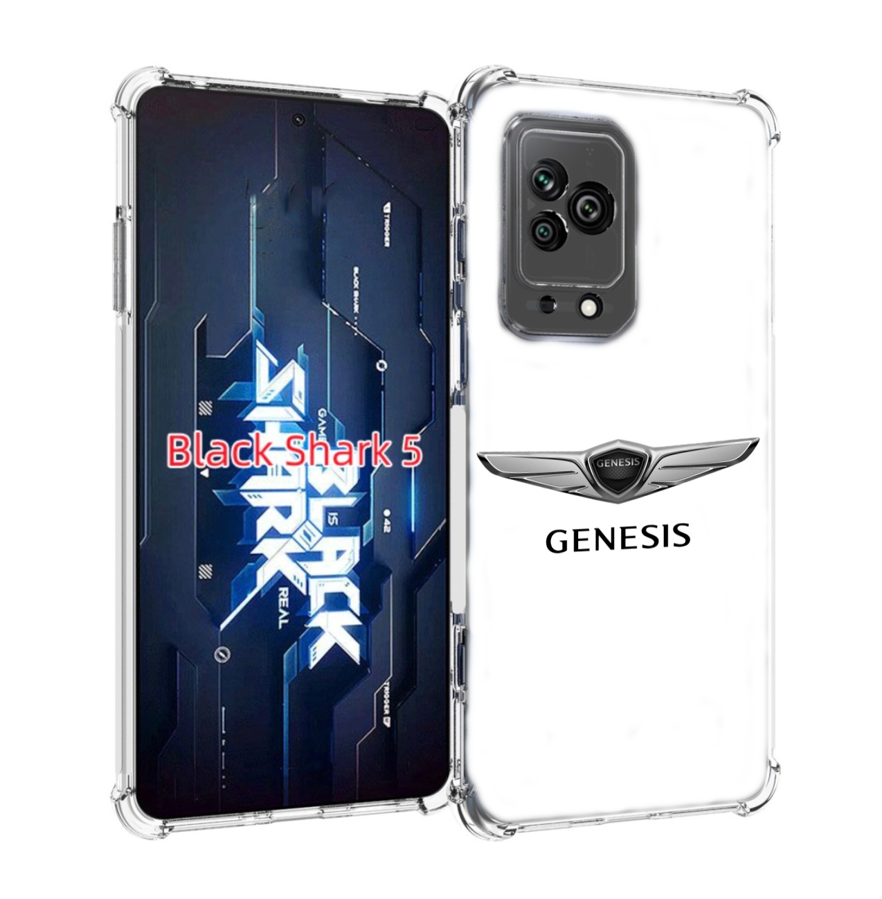 

Чехол MyPads genesis-3 мужской для Xiaomi Black Shark 5, Прозрачный, Tocco