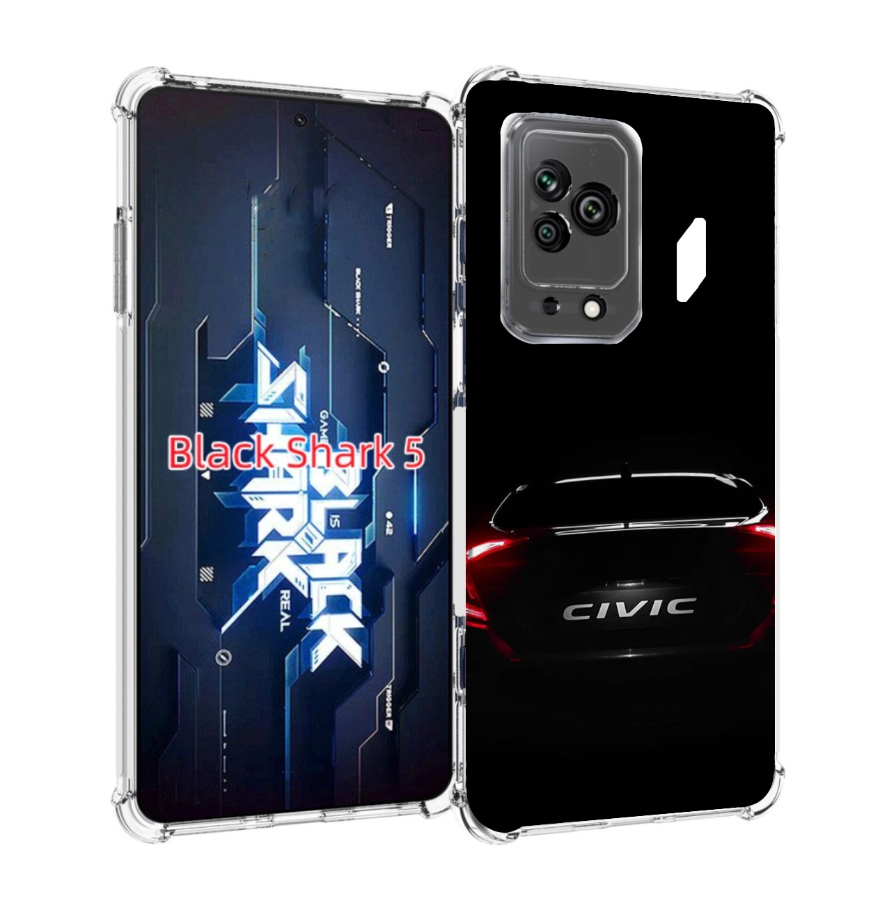 

Чехол MyPads honda хонда 2 для Xiaomi Black Shark 5, Прозрачный, Tocco