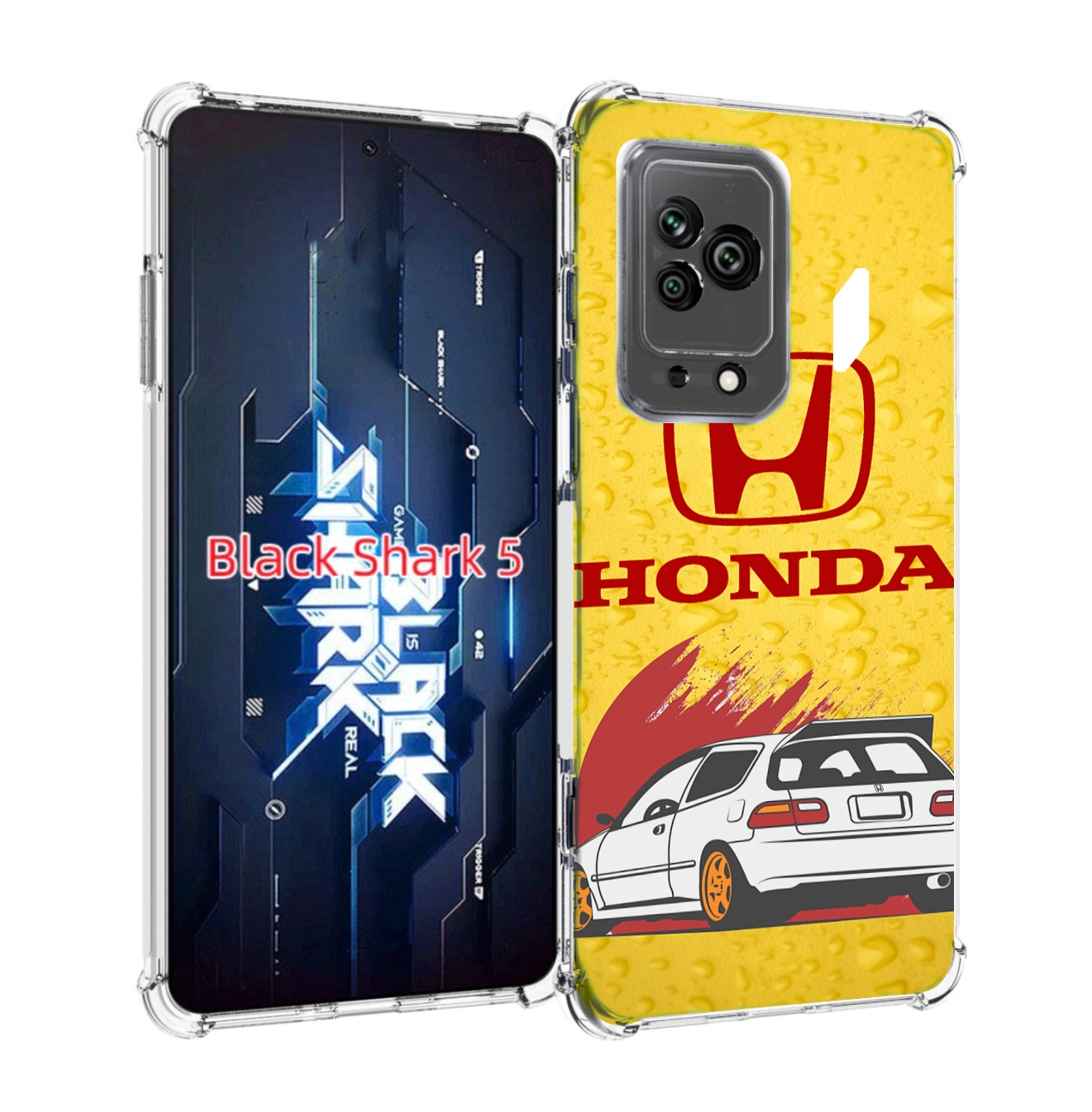 

Чехол MyPads honda-motor для Xiaomi Black Shark 5, Прозрачный, Tocco