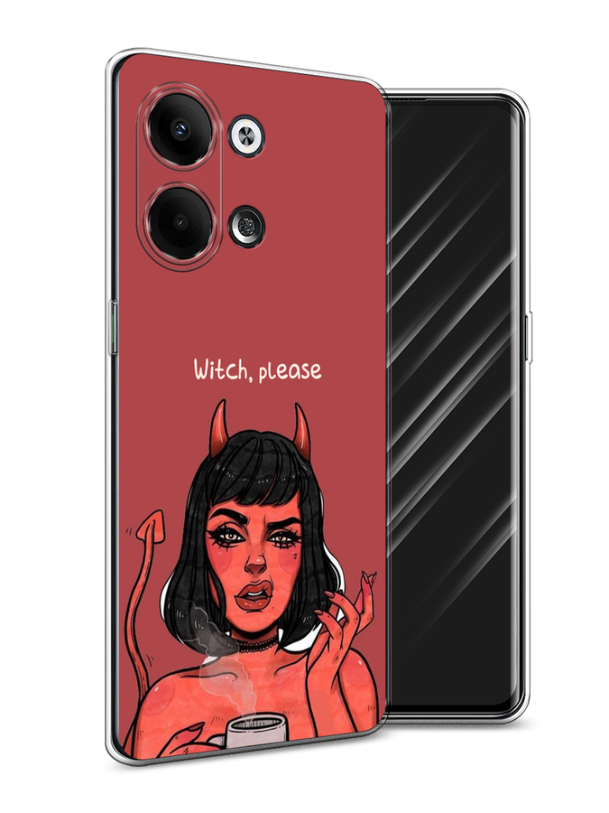 

Чехол Awog на Oppo Reno 9 "Evil Girl", Бордовый;черный, 2512750-1
