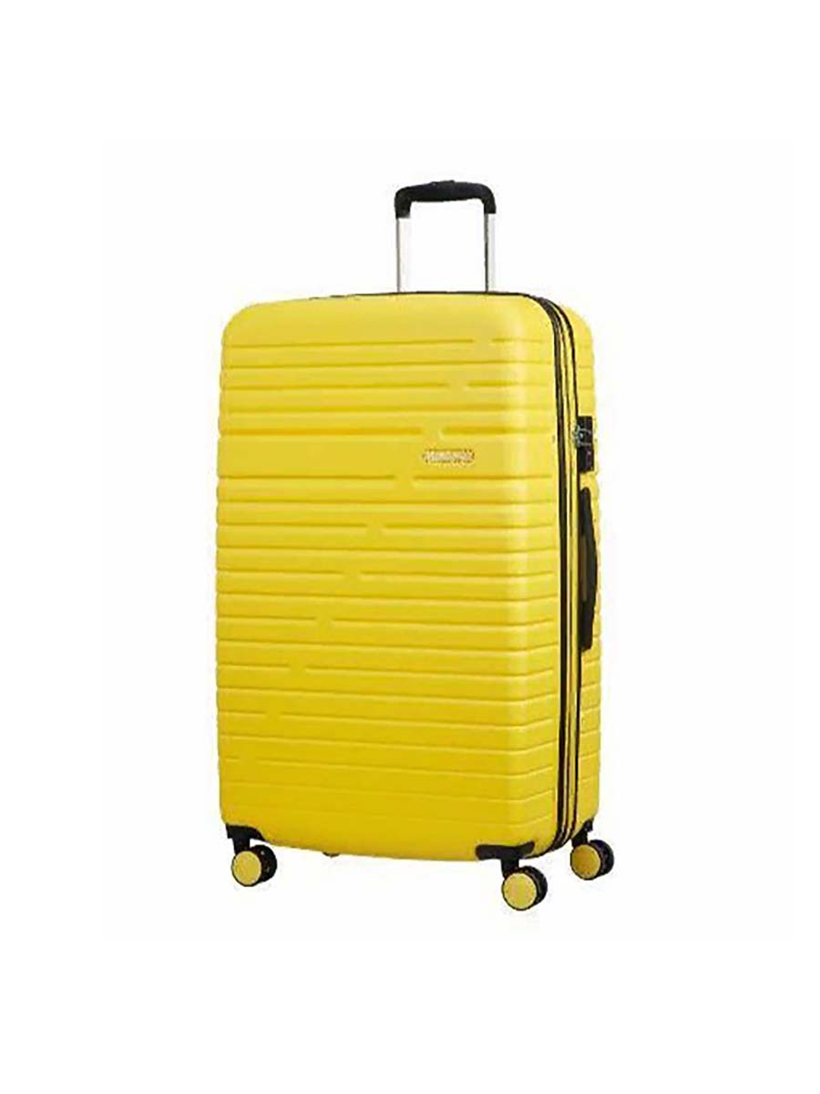 фото Чемодан женский american tourister 61g-16003 желтый, l