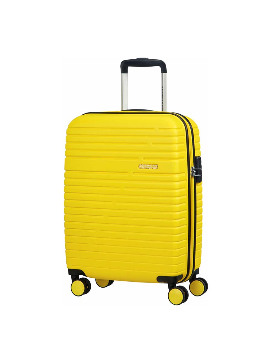 фото Чемодан женский american tourister 61g-16001 желтый, s