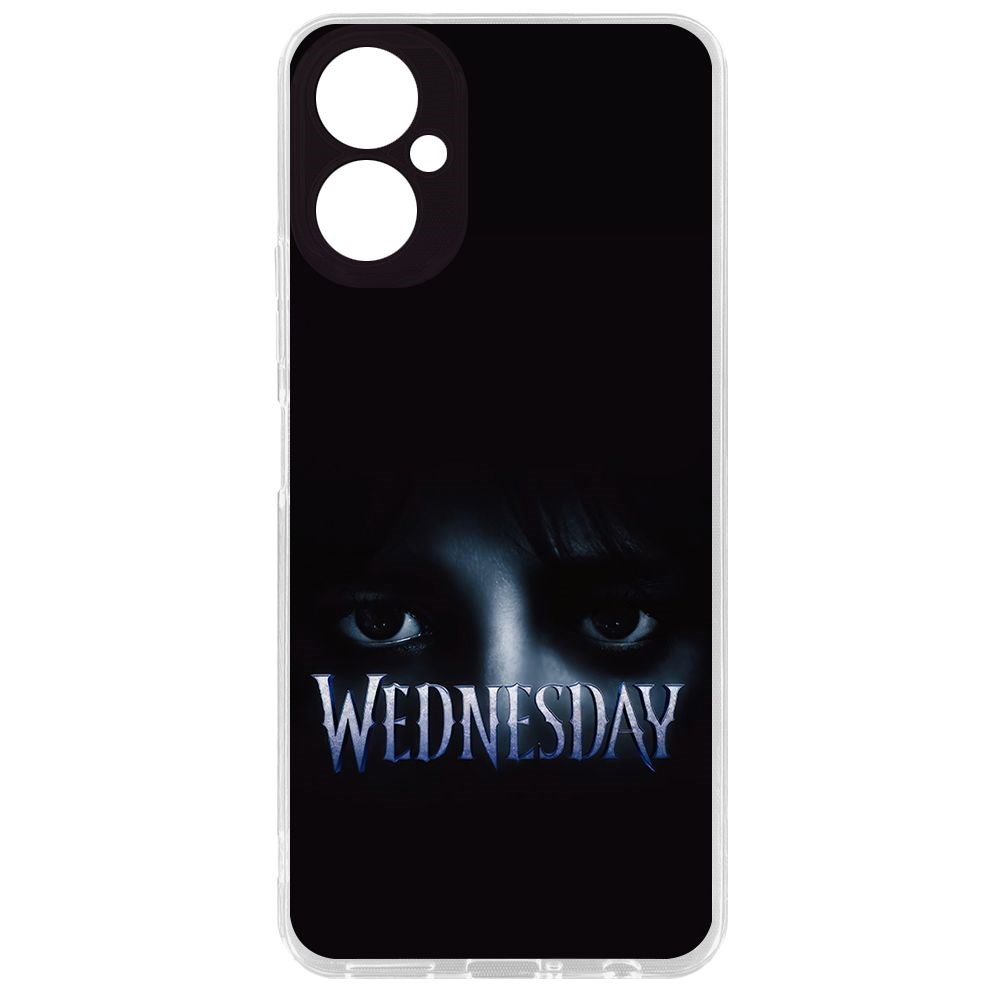 

Чехол-накладка Krutoff Clear Case Уэнсдей Аддамс - Логотип для TECNO Camon 19 Neo, Прозрачный