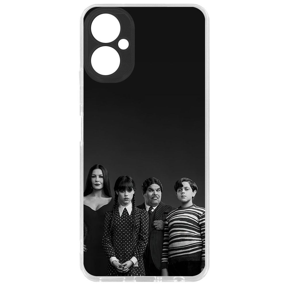 

Чехол-накладка Krutoff Clear Case Уэнсдей Аддамс - Семейка Аддамс для TECNO Camon 19 Neo, Прозрачный