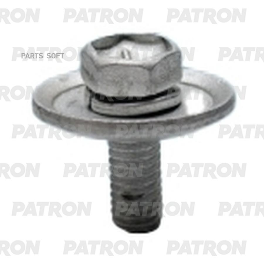 PATRON P37-3384T Болт металлический Toyota применяемость: подкрылки  10шт
