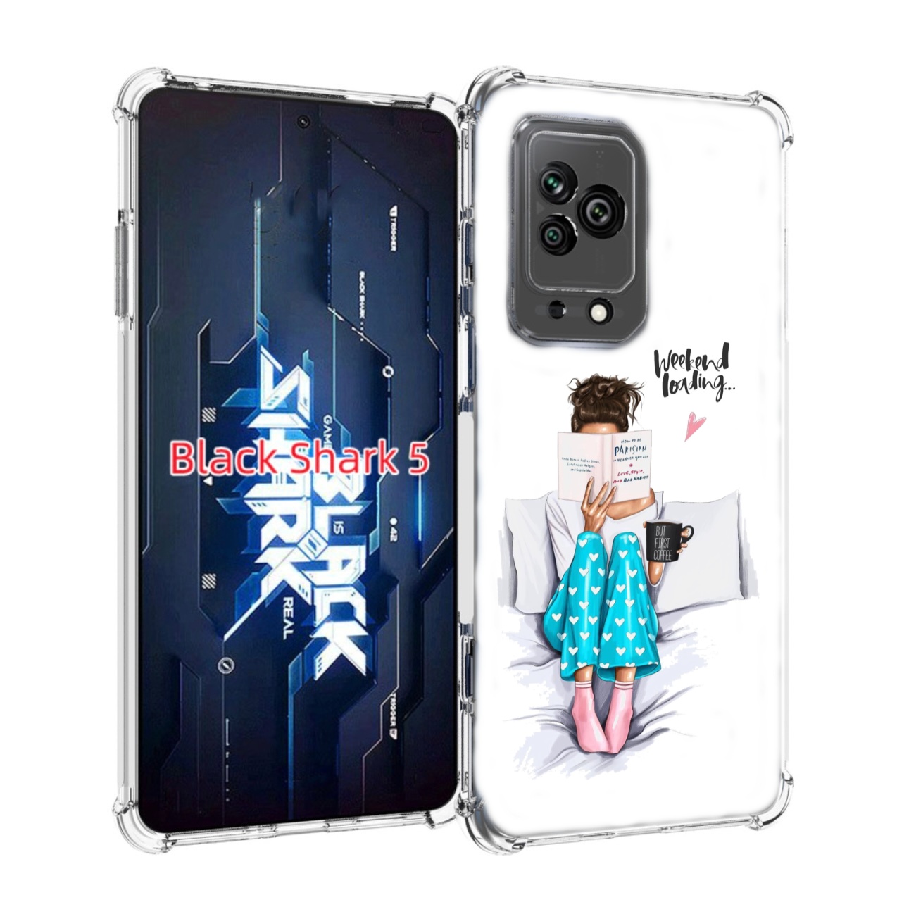 

Чехол MyPads Weekend-loading для Xiaomi Black Shark 5, Прозрачный, Tocco