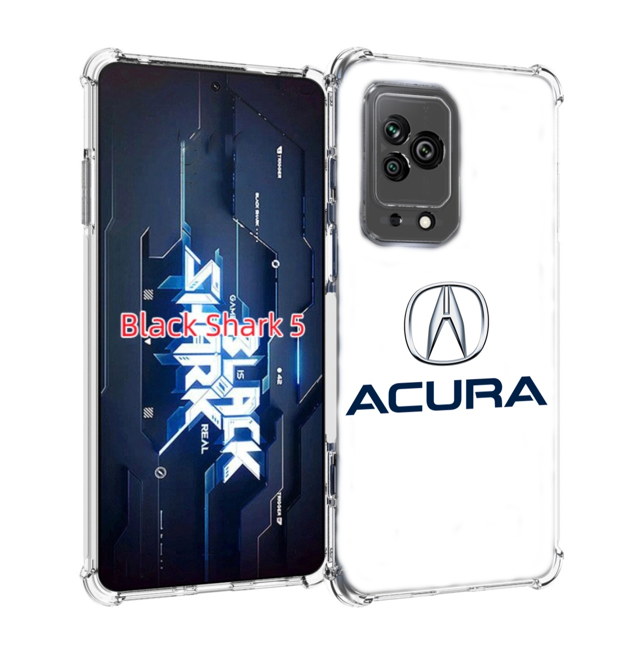 

Чехол MyPads acura-акура-2 для Xiaomi Black Shark 5, Прозрачный, Tocco