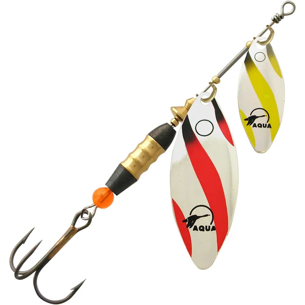

Блесна AQUA DOUBLE LONG 24,0g, леп. № 2+№ 4, DUL-01 (сереб., желт., красн.), 1шт, Серебристый;желтый;красный, Double Long