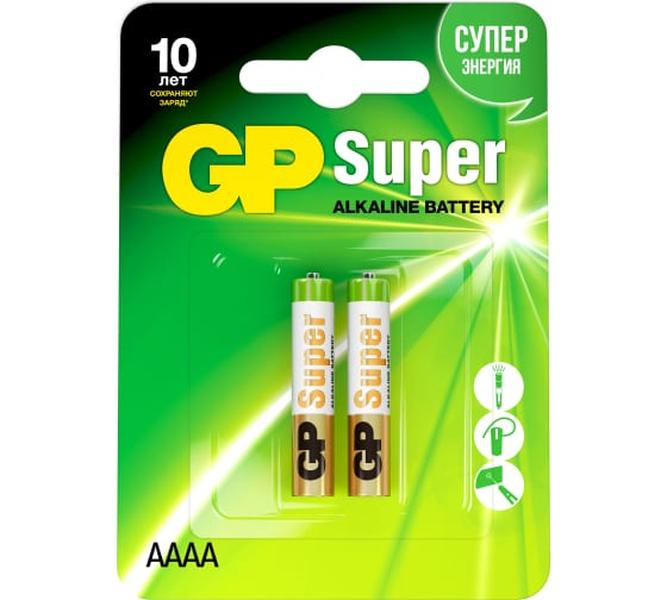 

Батарейка Gp Super Alkaline 25A-2Cr2 Аааа GP BATTERIES GP 25A-2CR2