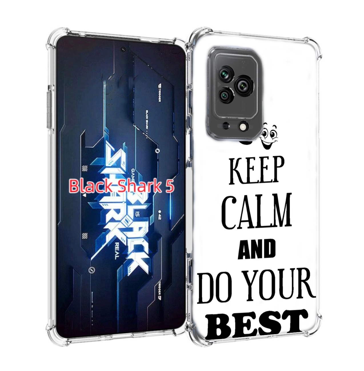 

Чехол MyPads keep-calm-and для Xiaomi Black Shark 5, Прозрачный, Tocco