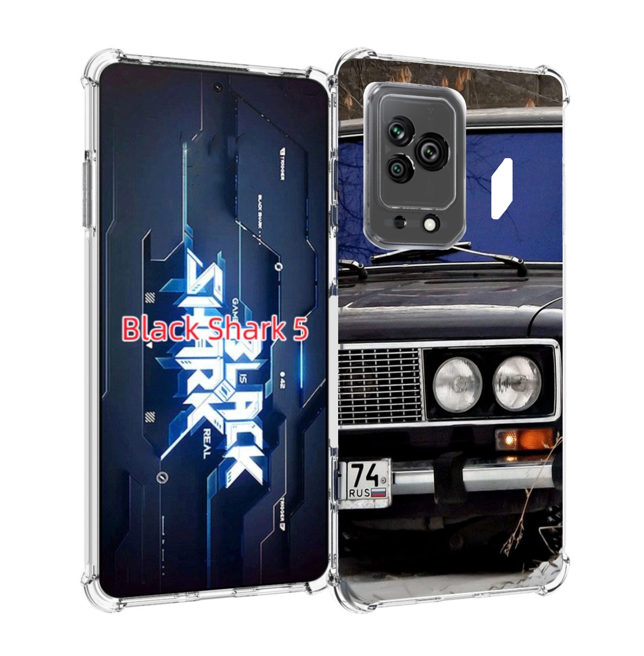 

Чехол MyPads lada лада ваз 1 для Xiaomi Black Shark 5, Прозрачный, Tocco