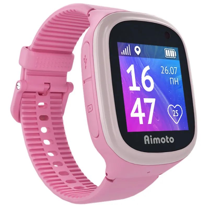 

Умные часы для детей Aimoto Start 2 2G, розовый