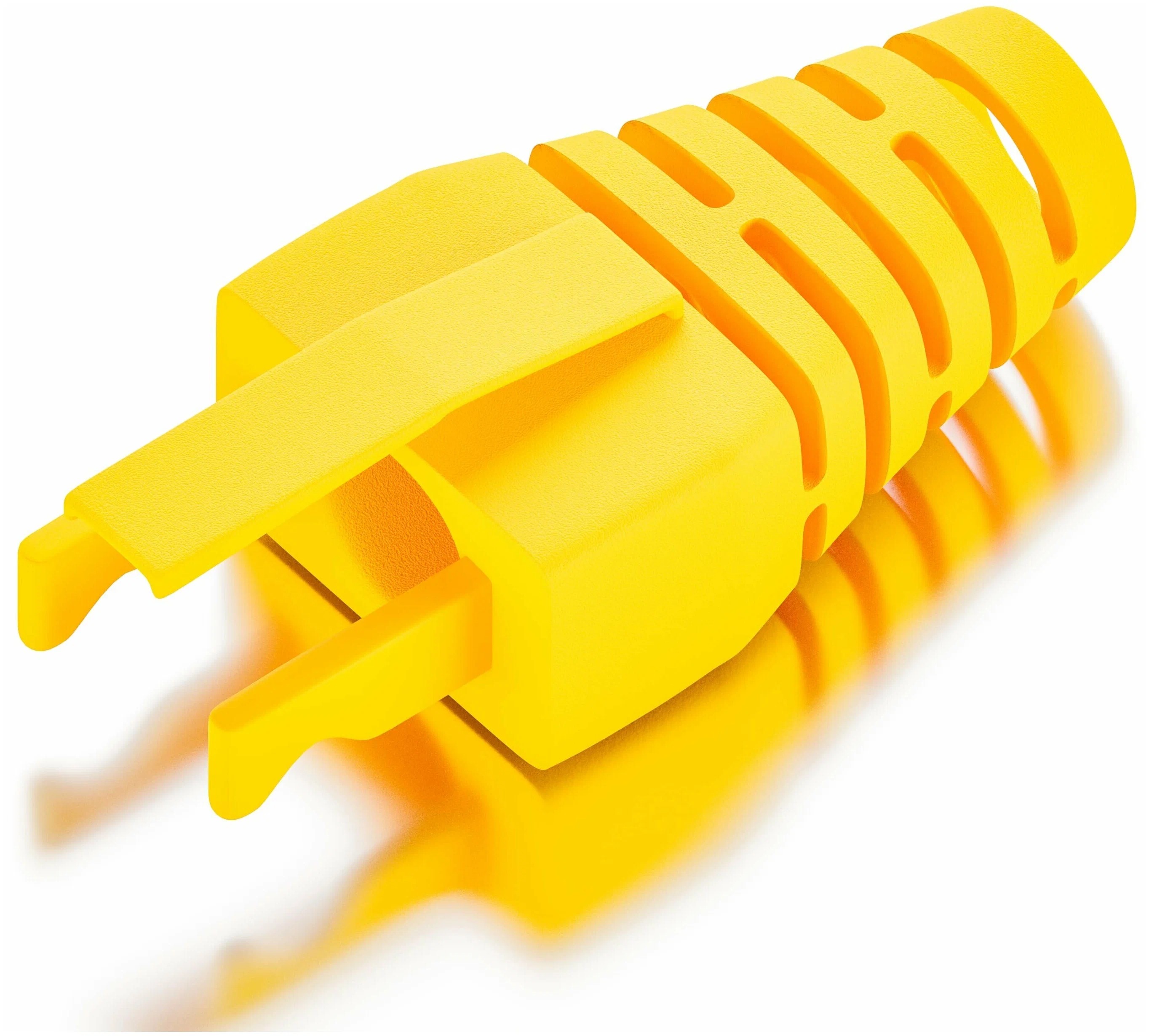 

GCR Колпачок д/коннектора 8p8c RJ-45 5кат изолирующий желт (10шт) диам кабеля: 5.0-5.5 мм, Желтый