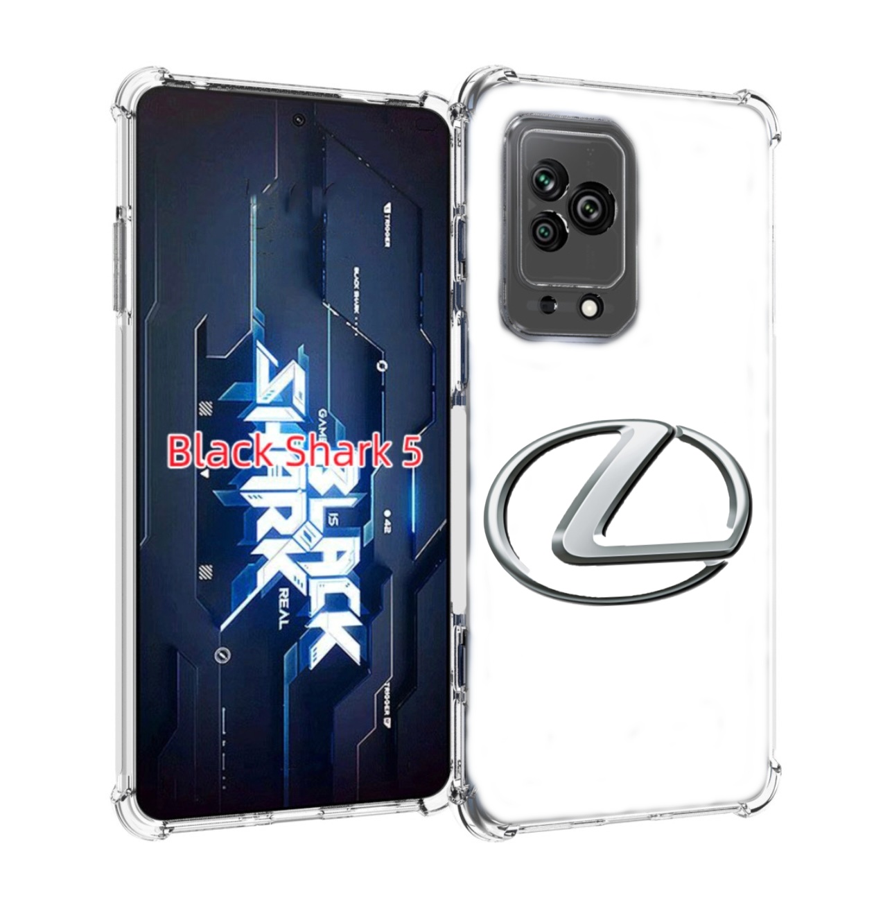 

Чехол MyPads lexus-лексус-5 мужской для Xiaomi Black Shark 5, Прозрачный, Tocco