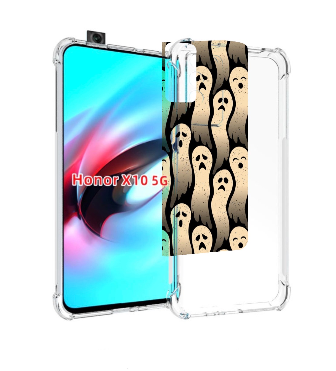 

Чехол MyPads разные души для Honor X10, Прозрачный, Tocco