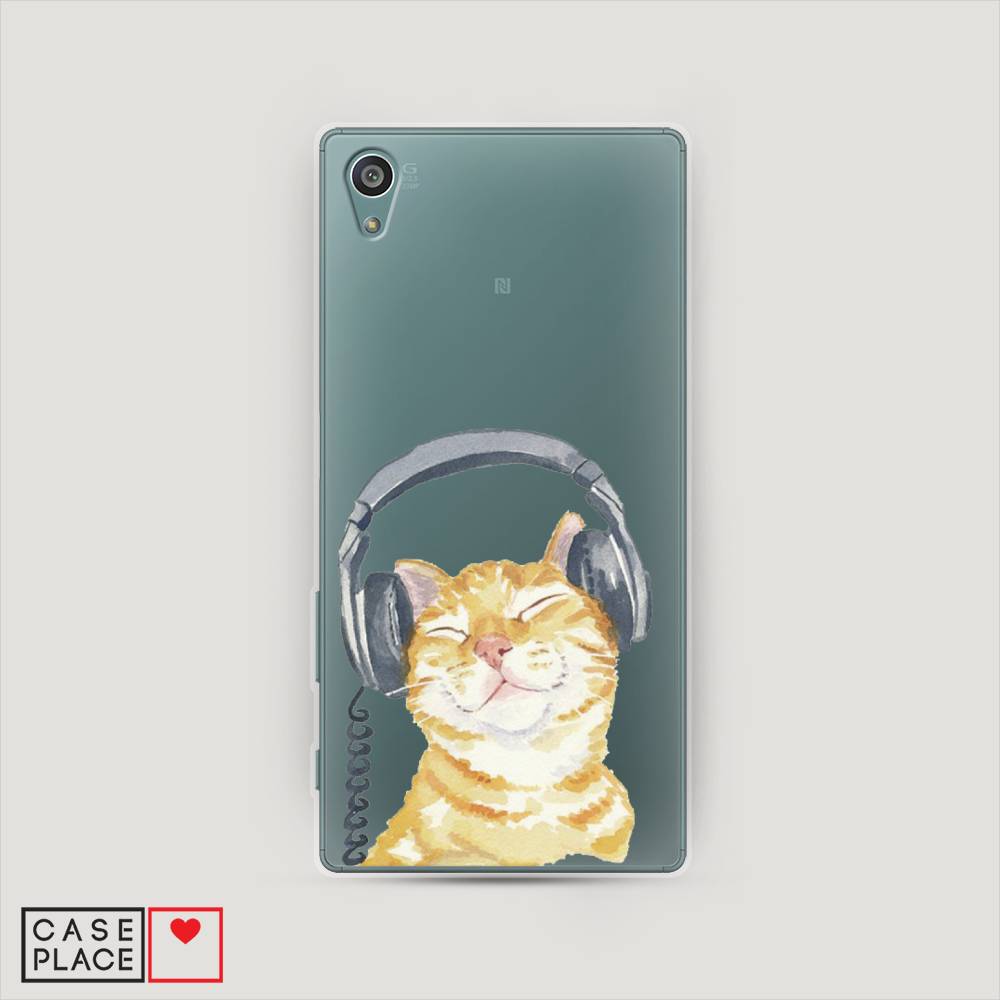 

Силиконовый чехол "Кот меломан" на Sony Xperia Z5 (Z5 Dual), Кот меломан