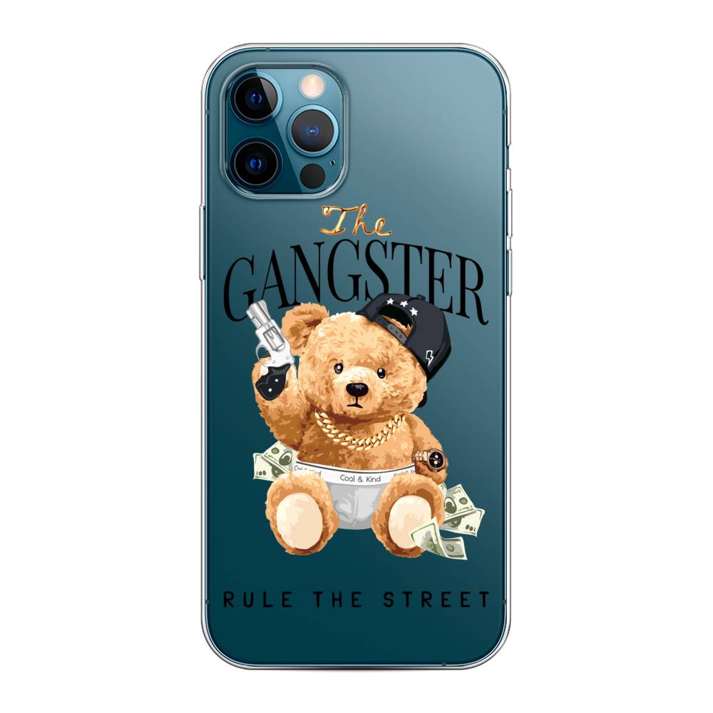 

Чехол на Apple iPhone 12 "The Gangster", Бежевый;серый;черный, 12850-6