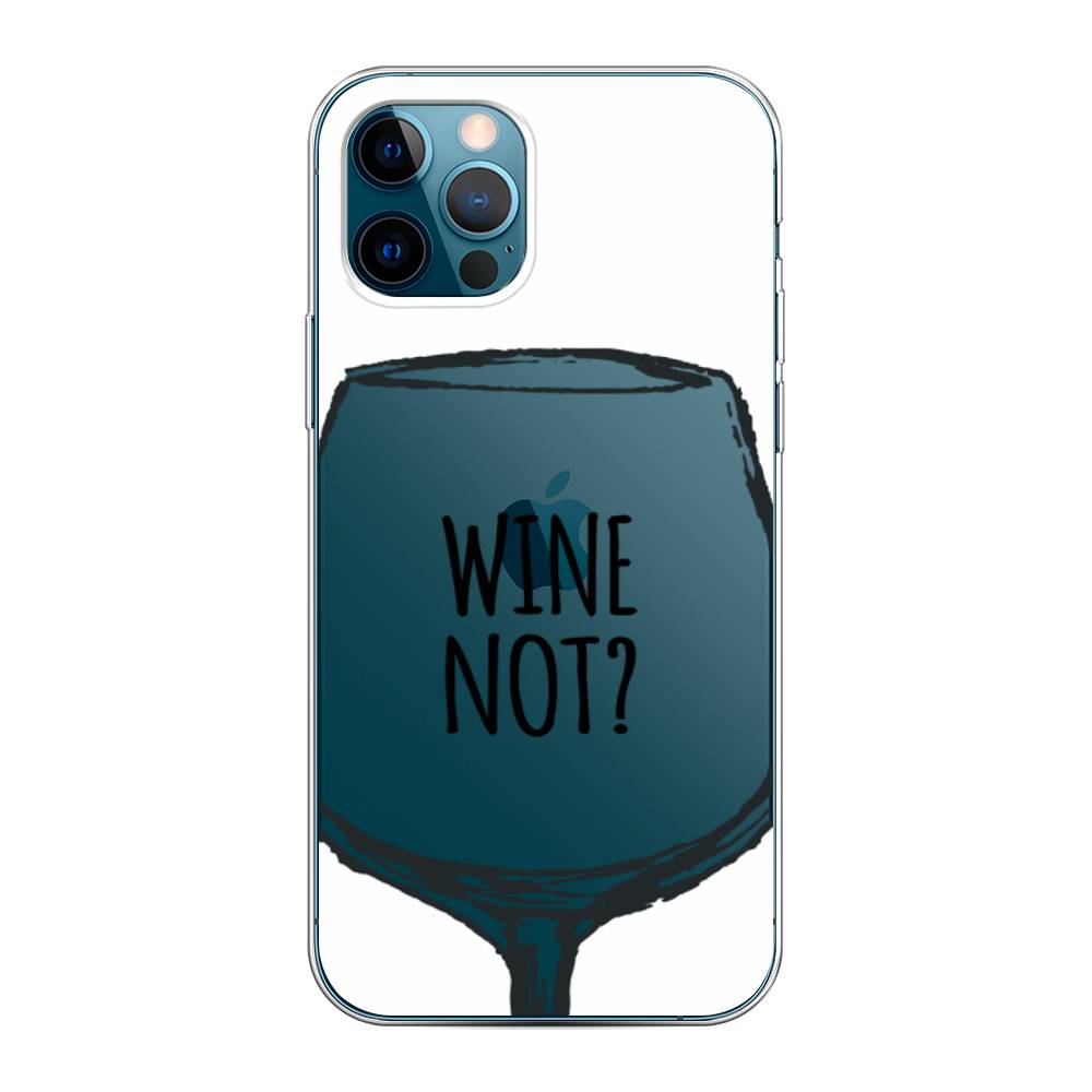 Чехол на Apple iPhone 12 Wine not white