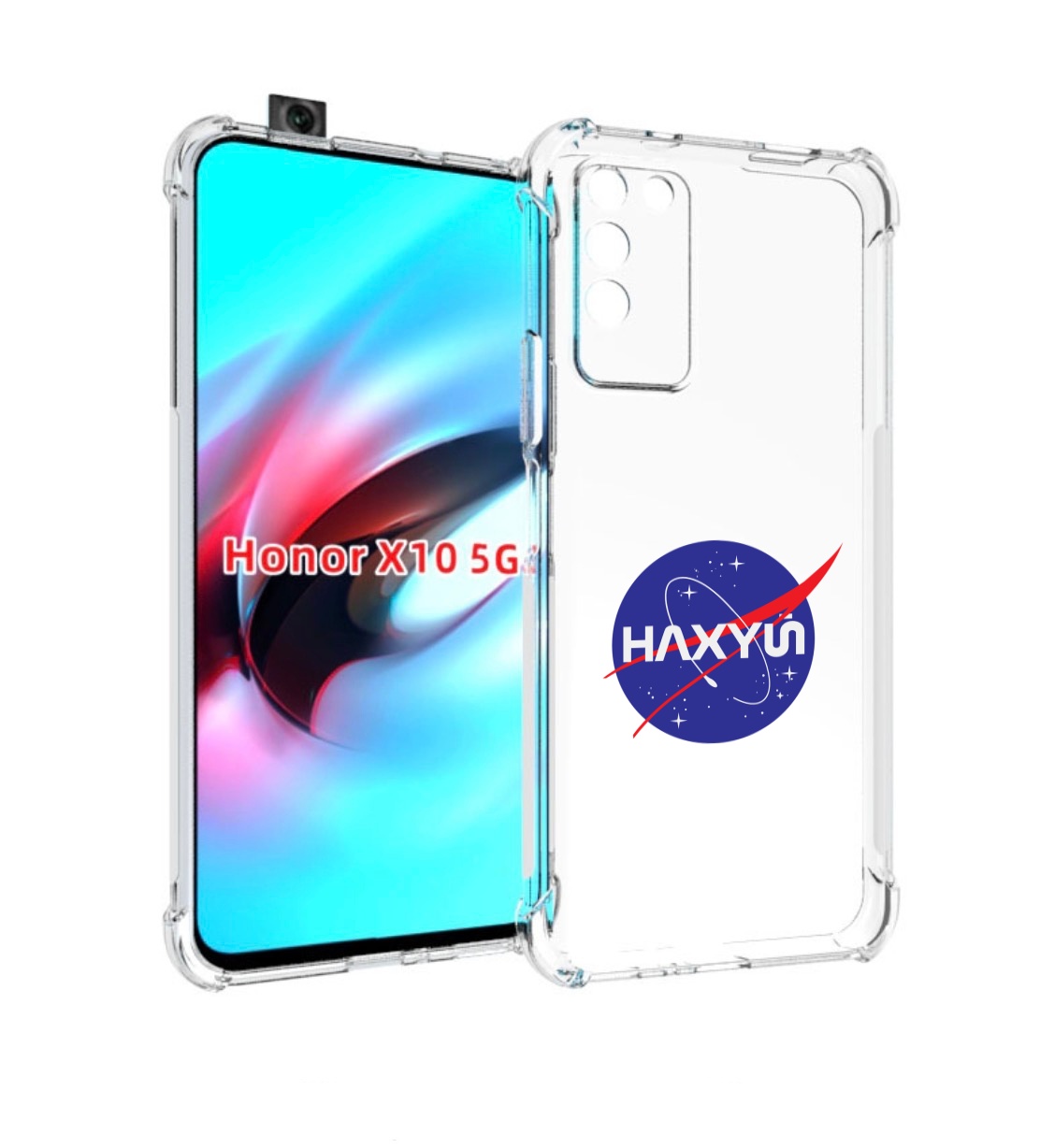 

Чехол MyPads российское-нато для Honor X10, Прозрачный, Tocco