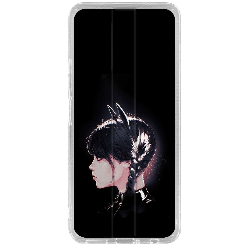 

Чехол-накладка Krutoff Clear Case Уэнсдей Аддамс - Кошка Уэнсдей для TECNO Pova 3, Прозрачный