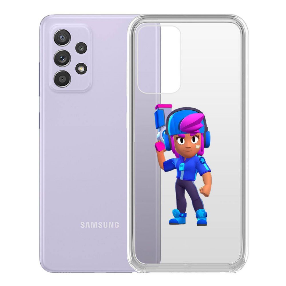 

Чехол-накладка Brawl Stars-Звёздная Шелли для Samsung Galaxy A52 (A525)